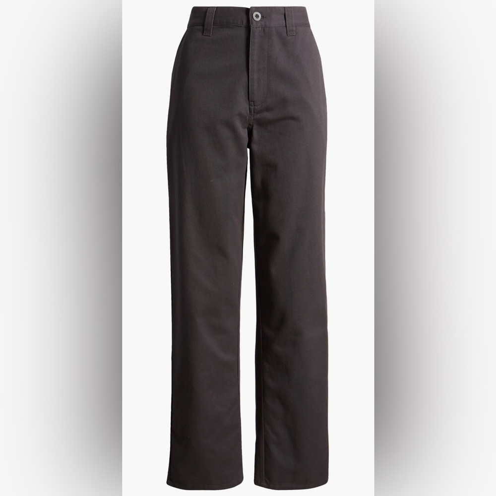 BP. High Waist Straight Leg Cotton Pants - Size 8